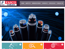 Tablet Screenshot of fascocables.com